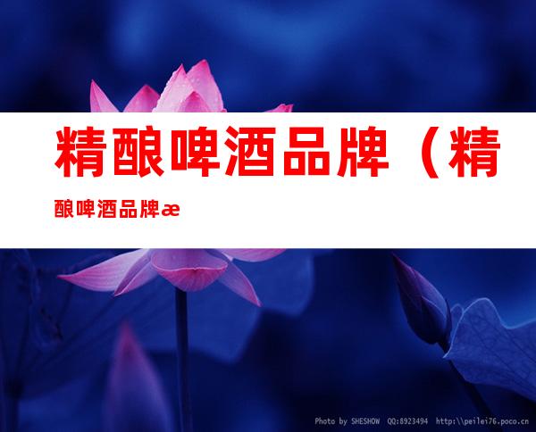 精酿啤酒品牌(精酿啤酒品牌排行榜前十名)