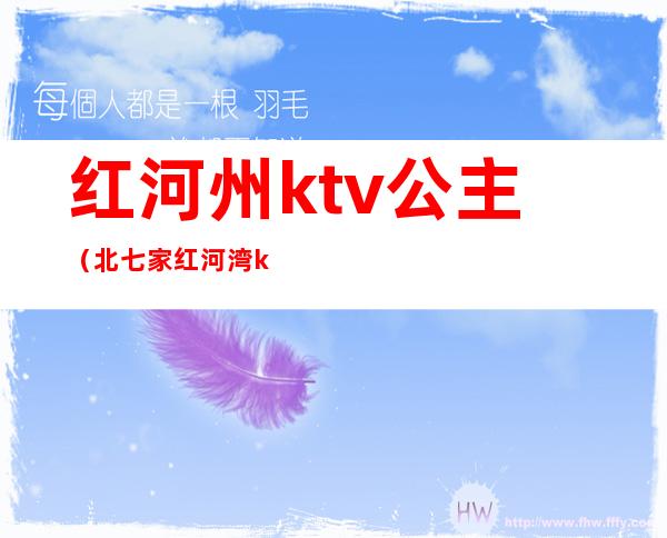 红河州ktv公主（北七家红河湾ktv公主）