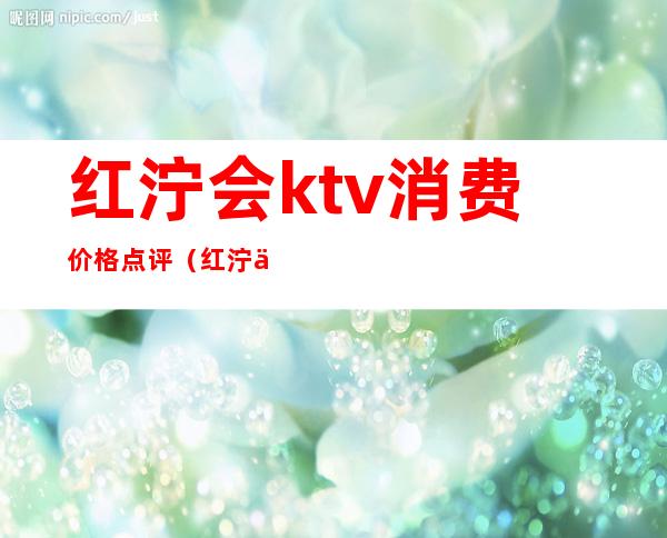 红泞会ktv消费价格点评(红泞会娱乐会所)