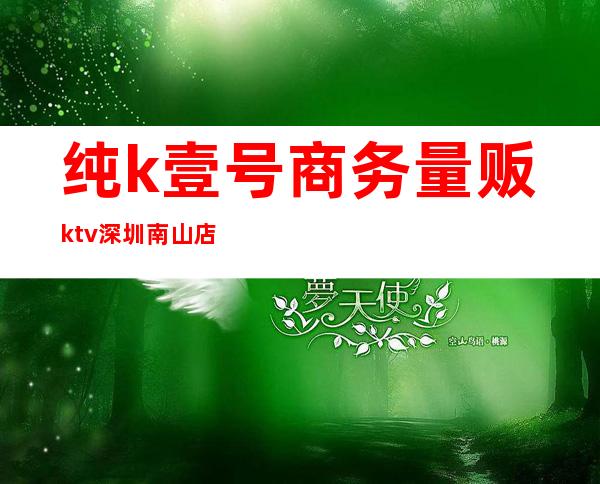 纯k壹号商务量贩ktv深圳南山店-什么是纯k