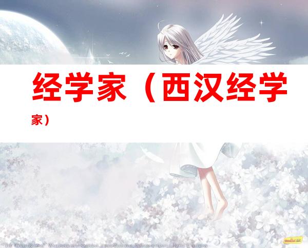 经学家(西汉经学家)