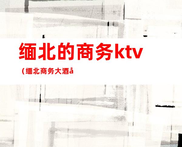 缅北的商务ktv(缅北商务大酒店)