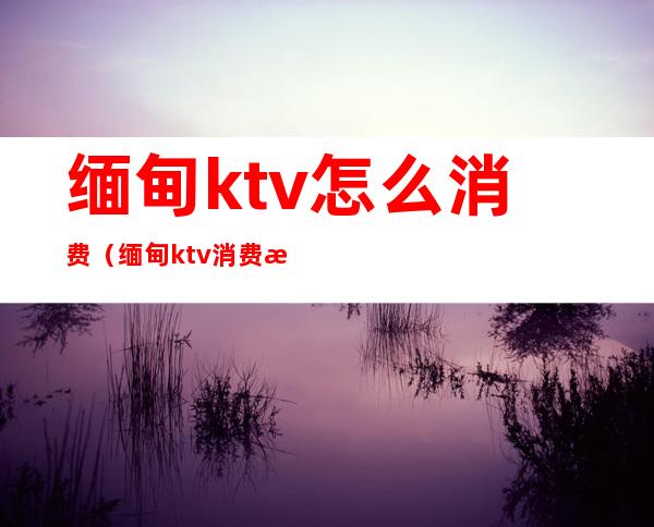 缅甸ktv怎么消费(缅甸ktv消费水平)