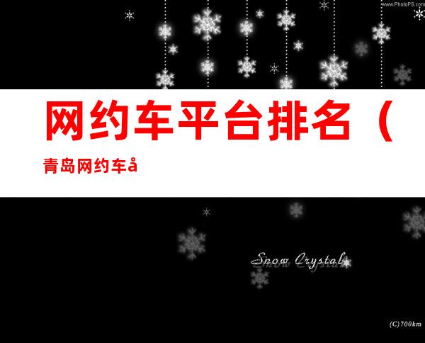 网约车平台排名(青岛网约车平台排名)