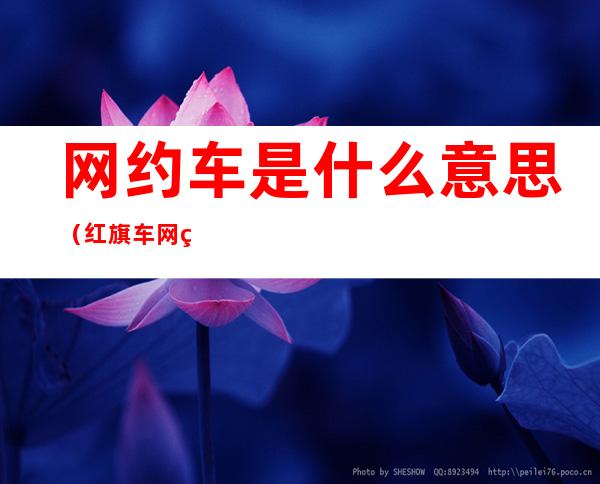 网约车是什么意思(红旗车网约车是什么意思)