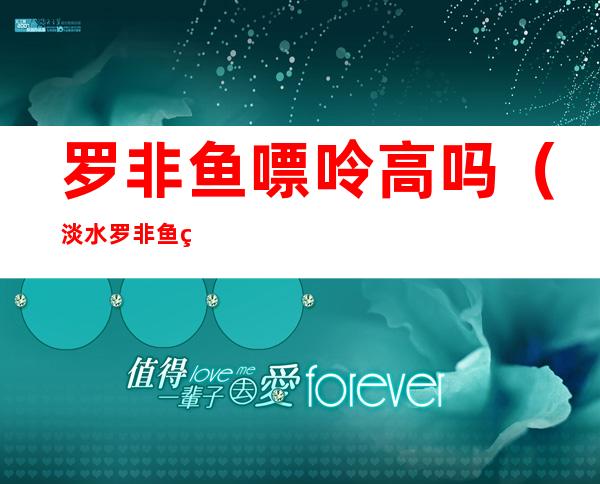 罗非鱼嘌呤高吗(淡水罗非鱼的嘌呤含量多少)