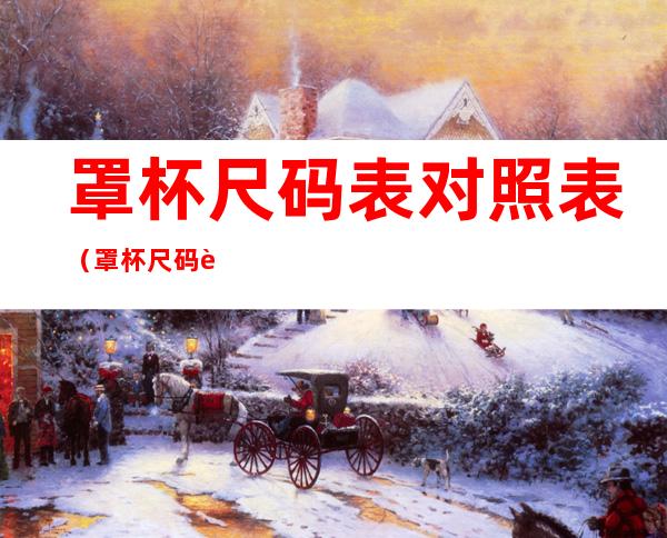 罩杯尺码表对照表(罩杯尺码表对照表标准)