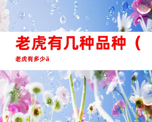 老虎有几种品种(老虎有多少个品种这些品种是叫什么)