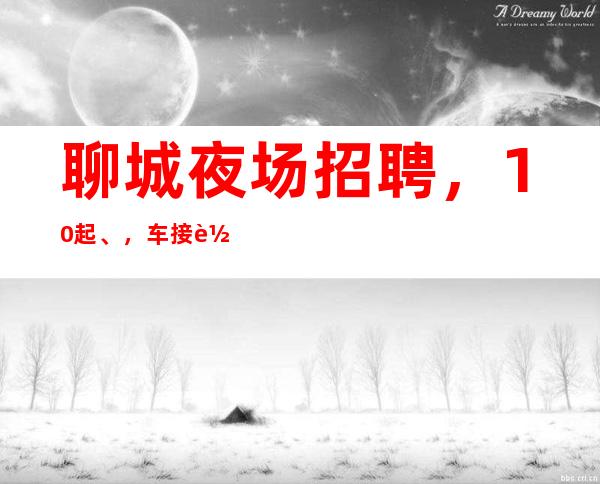 聊城夜场招聘，10起、，车接车送