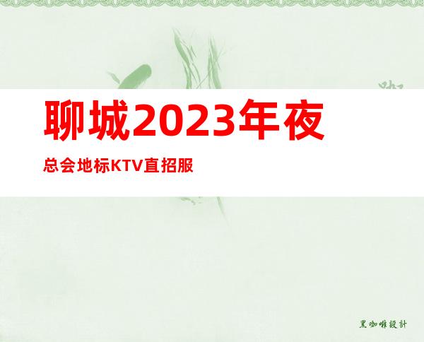 聊城2023年夜总会地标KTV直招服务员-每天都有班上的KTV招聘