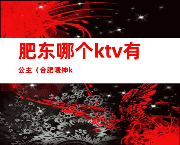 肥东哪个ktv有公主(合肥唛神ktv有公主吗)
