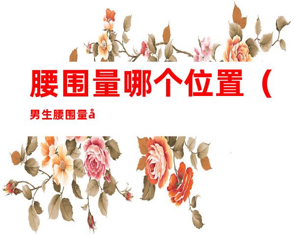 腰围量哪个位置(男生腰围量哪个位置)
