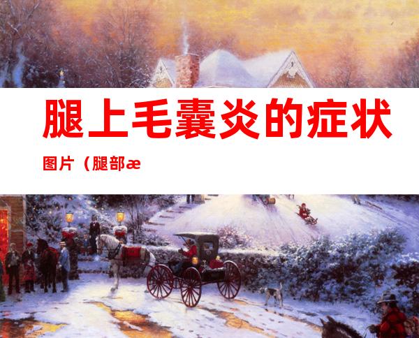 腿上毛囊炎的症状图片(腿部毛囊炎的早期症状图片)