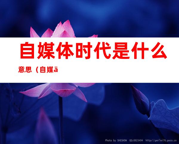 自媒体时代是什么意思（自媒体时代的意义）