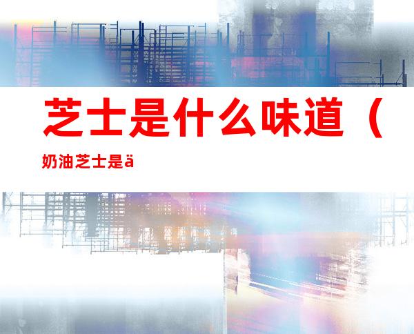 芝士是什么味道(奶油芝士是什么味道)