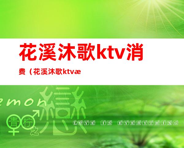 花溪沐歌ktv消费(花溪沐歌ktv消费怎么样)