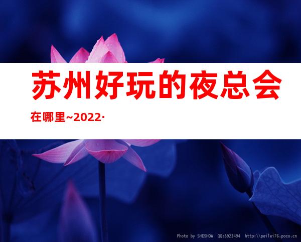 苏州好玩的夜总会在哪里~2022·推出·苏州玩得最开的夜总会