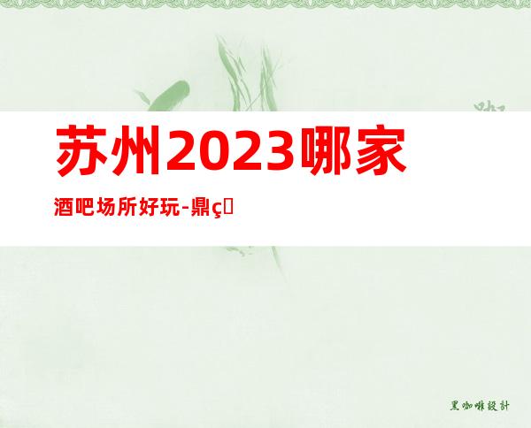 苏州2023哪家酒吧场所好玩-鼎王公馆酒吧更高豪华你了解吗