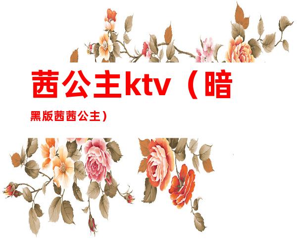 茜公主ktv(暗黑版茜茜公主)