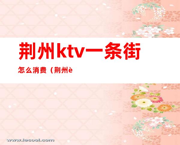 荆州ktv一条街怎么消费(荆州荆北路ktv正规吗)