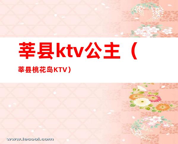 莘县ktv公主(莘县桃花岛KTV)