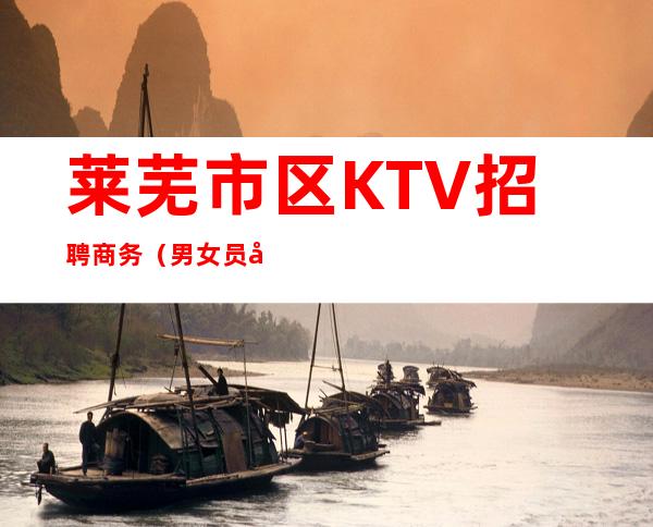 莱芜市区KTV招聘商务(男女员工特)-11-15更高场