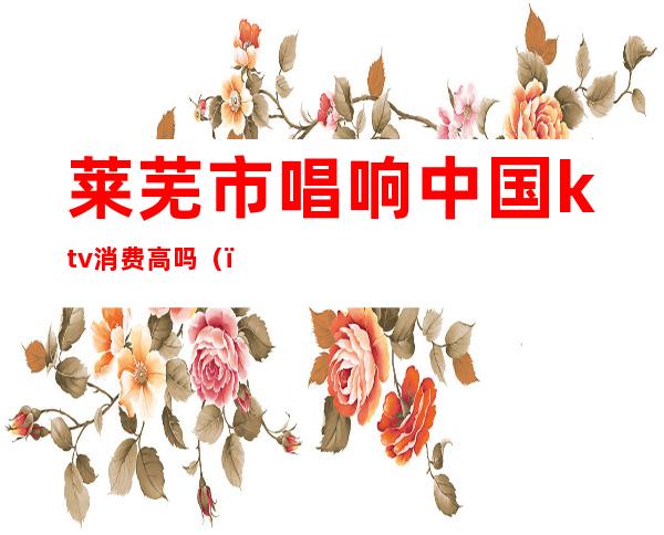 莱芜市唱响中国ktv消费高吗()