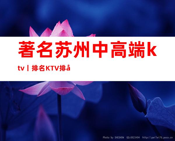 著名苏州中高端ktv丨排名KTV排名前十