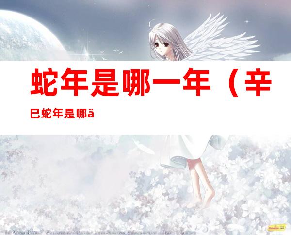 蛇年是哪一年(辛巳蛇年是哪一年)