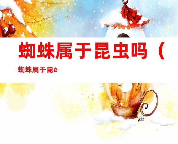 蜘蛛属于昆虫吗(蜘蛛属于昆虫吗,马桶堵了有什么妙招)