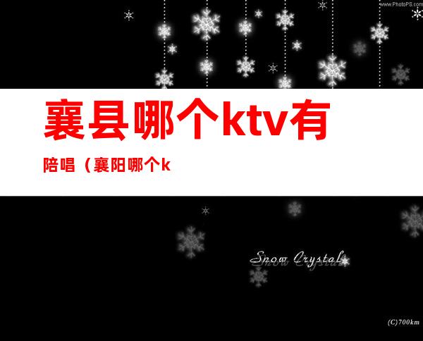 襄县哪个ktv有陪唱(襄阳哪个ktv有陪唱)