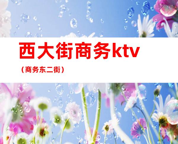 西大街商务ktv(商务东二街)