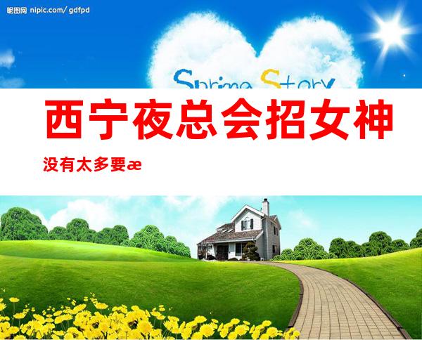 西宁夜总会招女神 没有太多要求也没有竞争压力大量缺人