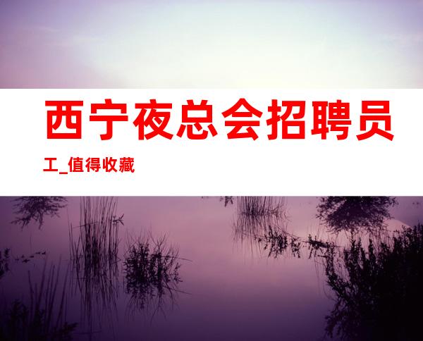西宁夜总会招聘员工_值得收藏品味好赚夜总会空房补助