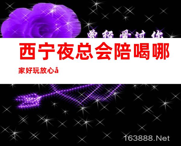 西宁夜总会陪喝哪家好玩放心可靠 – 西宁城东商务KTV