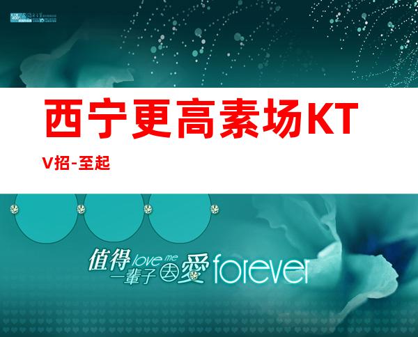 西宁更高素场KTV招-至起