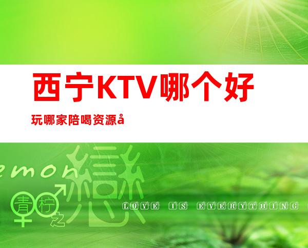 西宁KTV哪个好玩哪家陪喝资源多服务质量好 – 西宁城中商务KTV