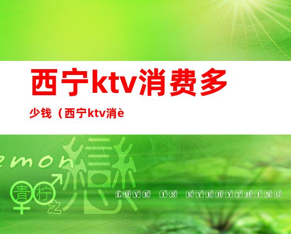 西宁ktv消费多少钱（西宁ktv消费水平）