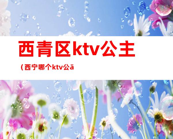 西青区ktv公主(西宁哪个ktv公主漂亮)