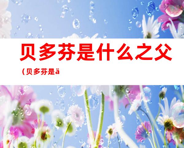 贝多芬是什么之父(贝多芬是不是音乐之父)
