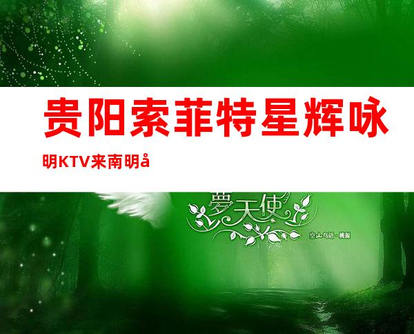 贵阳索菲特星辉咏明KTV来南明值得消费的高档次夜总会