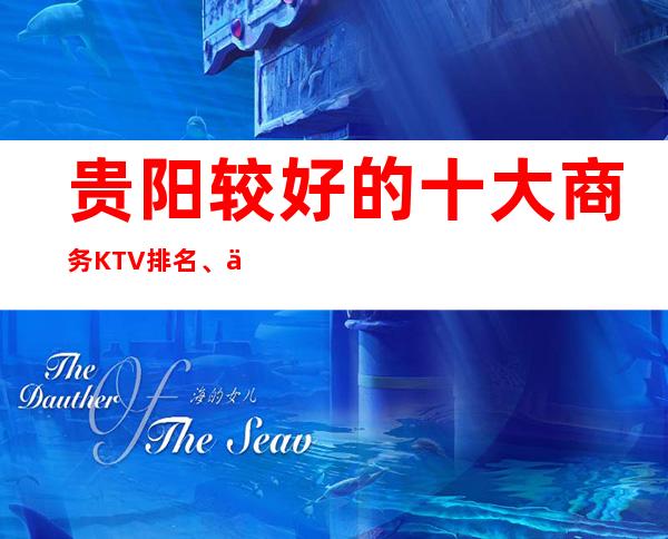 贵阳较好的十大商务KTV排名、你来过几家