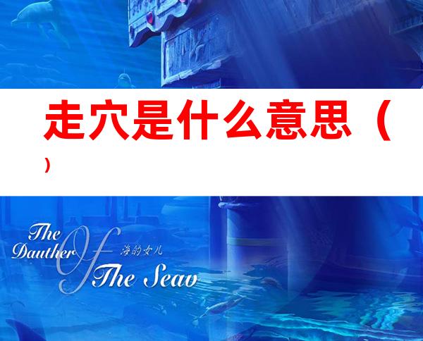 走穴是什么意思()