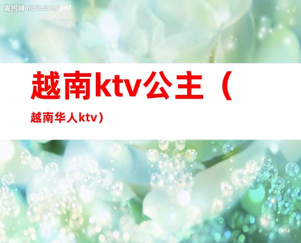 越南ktv公主(越南华人ktv)