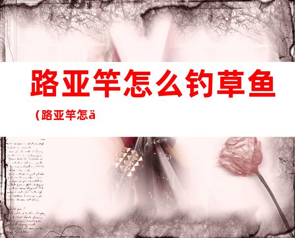 路亚竿怎么钓草鱼（路亚竿怎么钓草鱼视频教程）
