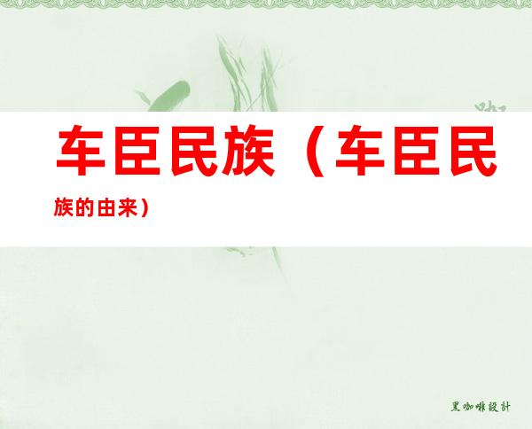 车臣民族(车臣民族的由来)