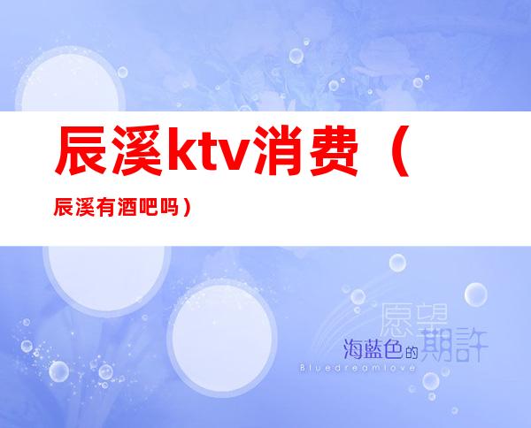 辰溪ktv消费(辰溪有酒吧吗)