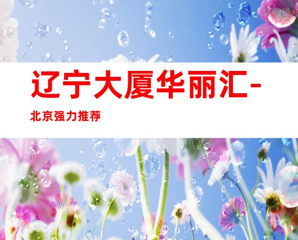 辽宁大厦华丽汇-北京强力推荐好玩的夜总会歌厅，海淀人气ktv榜首