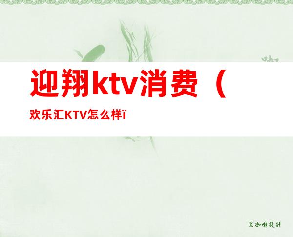 迎翔ktv消费（欢乐汇KTV怎么样）