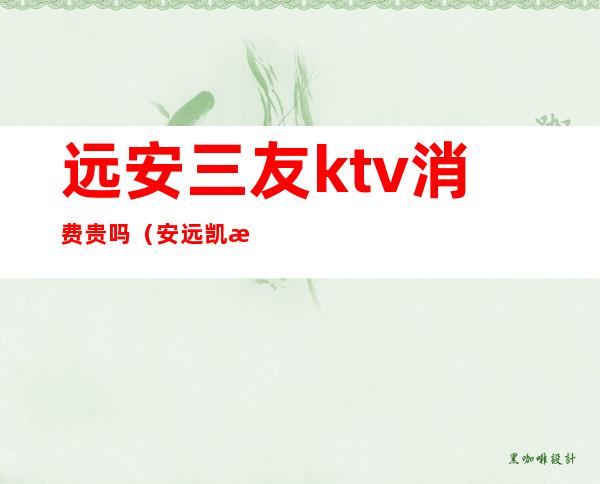 远安三友ktv消费贵吗（安远凯旋门ktv联系电话）